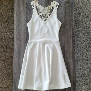 Charlotte Russe White Halter Dress
